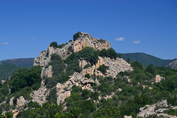 Vista del nuraghe Ziu Giuanneddu