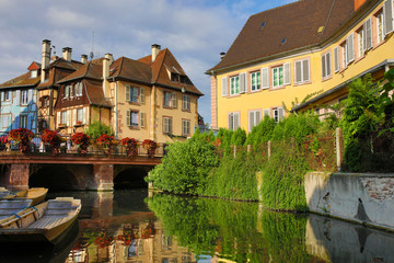 the city of Colmar in Alsace France