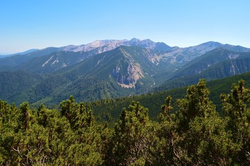 Fototapeta premium view of mountains