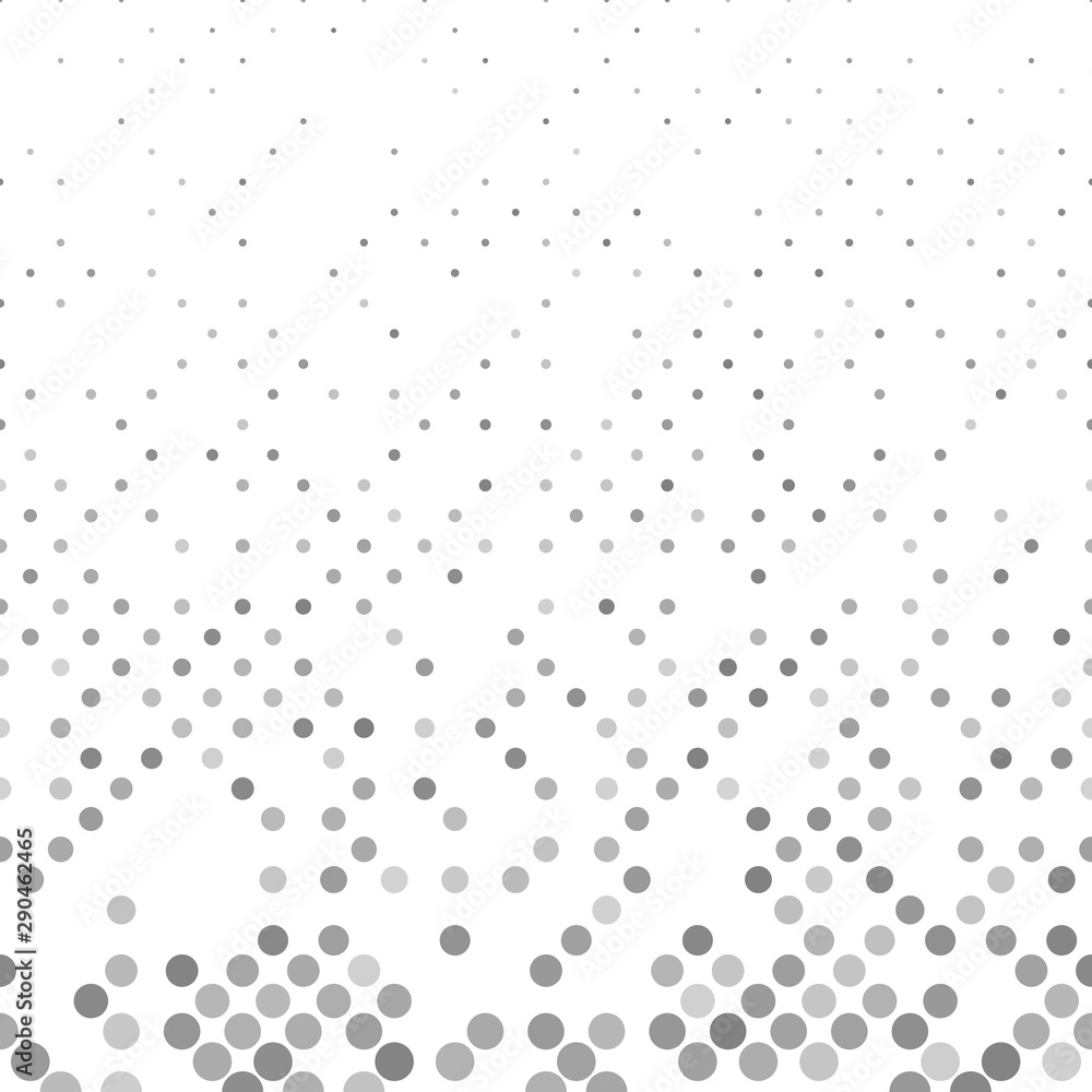 Aufkleber grey geometrical abstract dot pattern background - vector graphic