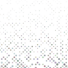 Colorful repeating abstract circle pattern background - vector graphic design