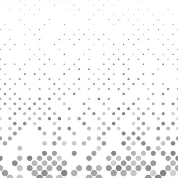 Grey geometrical abstract dot pattern background - vector graphic