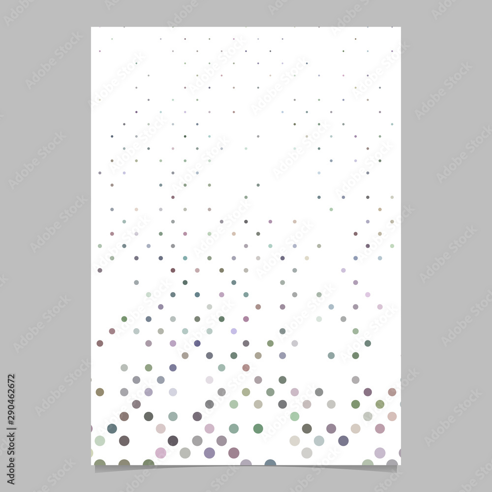 Poster abstract dot pattern background brochure template - vector graphic design