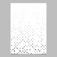 Abstract dot pattern background brochure template - vector graphic design