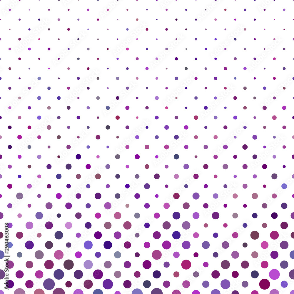 Poster abstract geometrical dot pattern - vector winter background graphic from circles