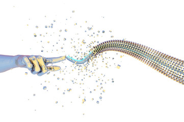 Future human technology, network digital transmission and information, artificial intelligence and communication