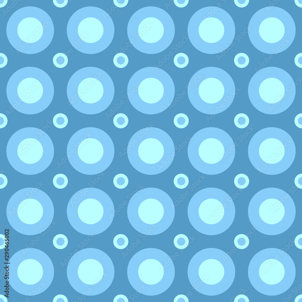 Poster abstract repeating circle pattern background design - colored vector illustration