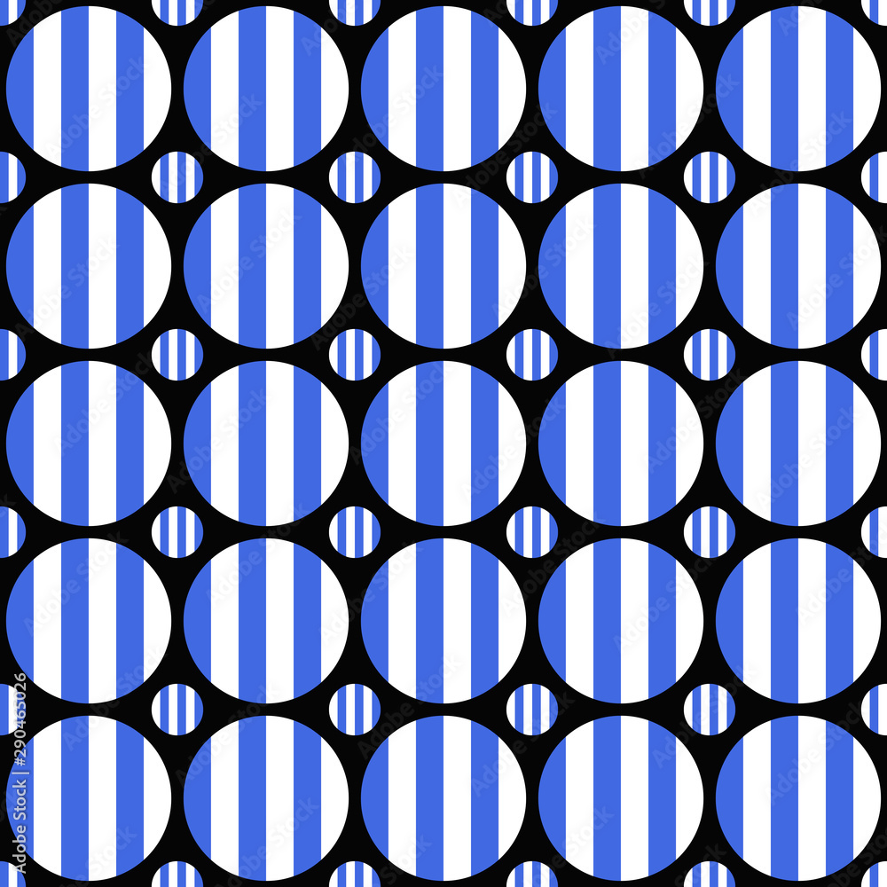 Poster simple seamless pattern - vector circle background design