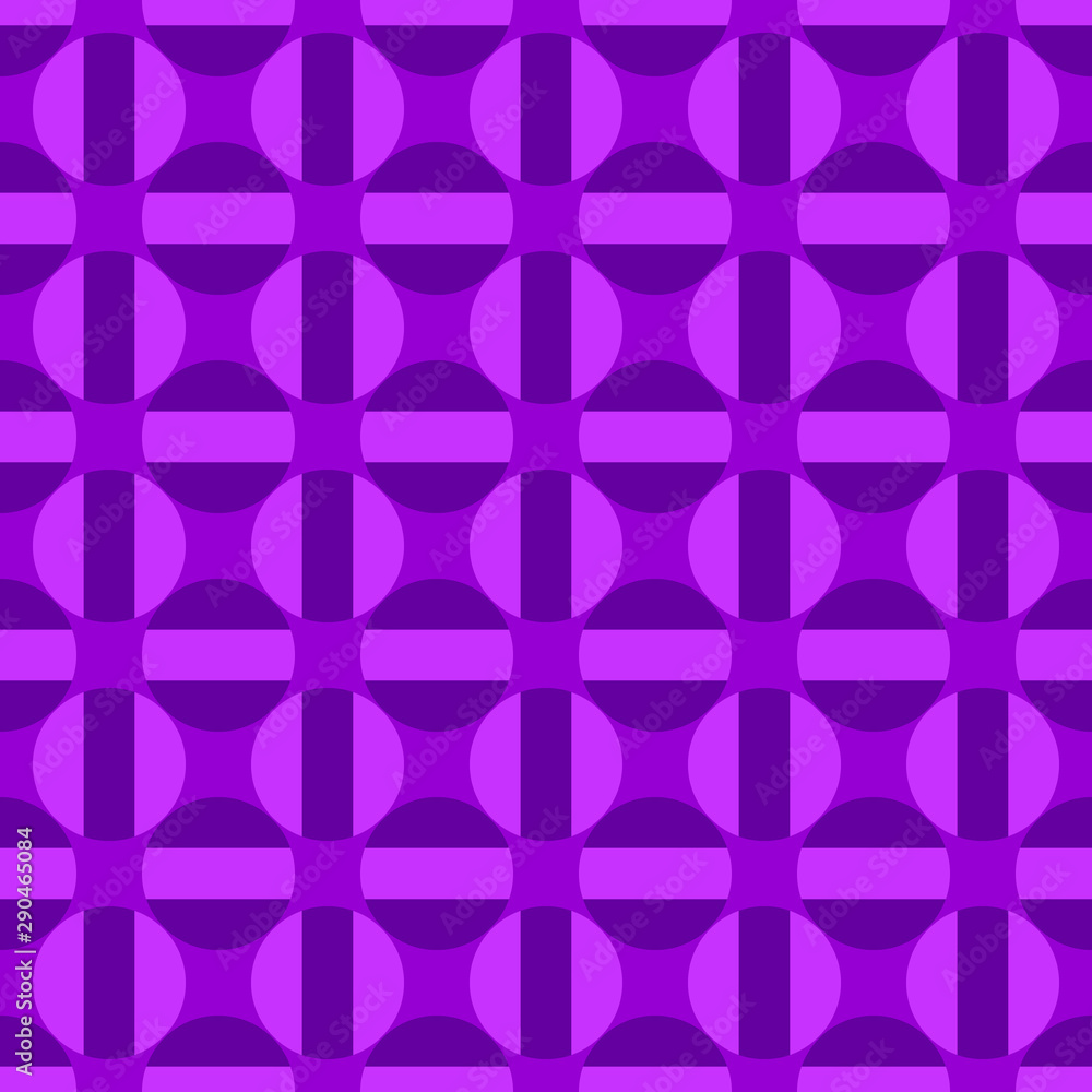 Poster simple seamless pattern - vector circle background design