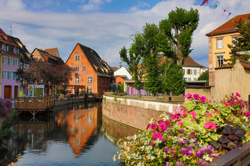 Obraz premium the city of Colmar in Alsace France