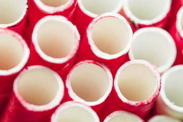 Close up drinking straw texture