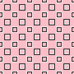 Abstract seamless square pattern background - vector illustration