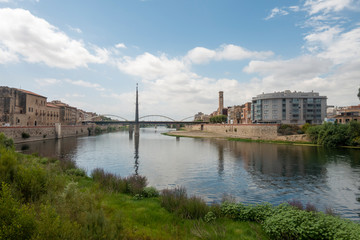 The Ebro river on the way to Tortosa in Tarragona