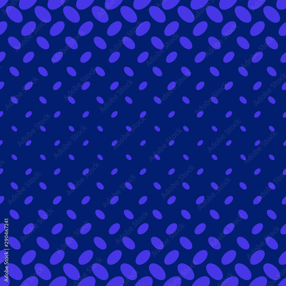 Poster color halftone ellipse pattern background - abstract repeating vector design