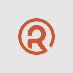 Fototapeta premium logo, abstract, Vintage old style logo icon monogram. Letter R logo. Royal hotel, Premium boutique