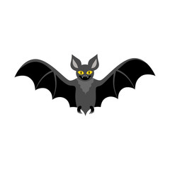 Set of evil balloons for Halloween. Vector on white background