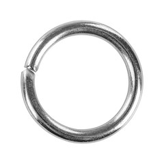 The coupling ring closeup for needlework isolated on white background