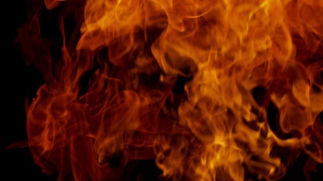 Fire Flame Background Shooted with High Speed Cinema Camera at 1000fps.