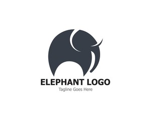 Elephant Logo Template Vector Illustration design