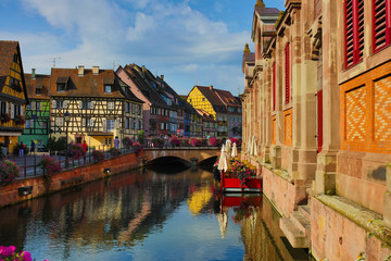 the city of Colmar in Alsace France