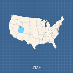 map of Utah