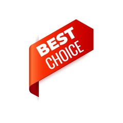Red Vector left bookmark