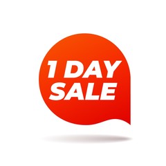 Red Vector Speech Bubble