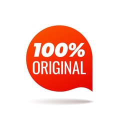 Red Vector Speech Bubble