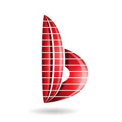 Abstract Symbol of Letter B