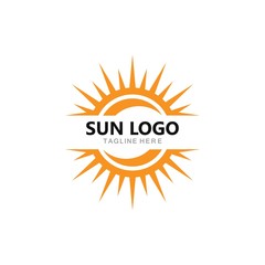 sun Logo Icon Vector illustration design 