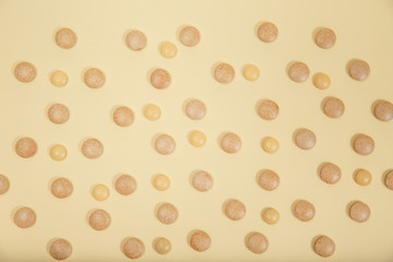 A photo of different medical tablets and pills