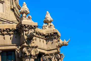Obraz premium House with Chimaeras or Horodecki House in Kiev, Ukraine