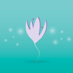 plant pot icon, vector flower plant, gardening illustration