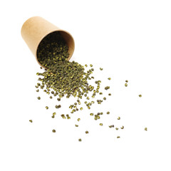 Pricklyash Peel on white background