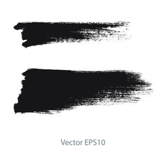 set of brush strokes