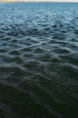 sea surface. sea ripple. autumn sea