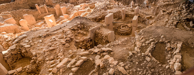 The beginning of time. Ancient site of Gobekli Tepe in Turkey. Gobekli Tepe is a UNESCO World...