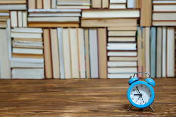 Books stack texture and background