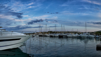 Boats In Marina