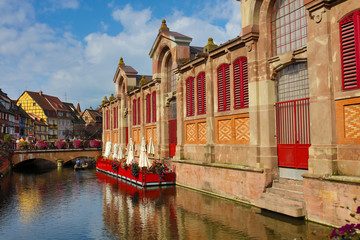 the city of Colmar in Alsace France