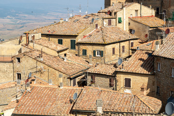 Panoramic view of Volterra, Tuscany