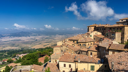 Panoramic view of Volterra, Tuscany