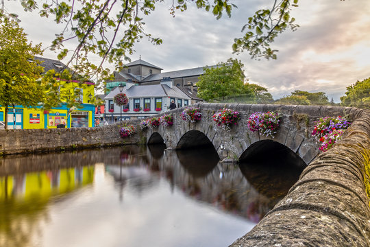 Westport Bridge over the Carrowbeg River in Ireland