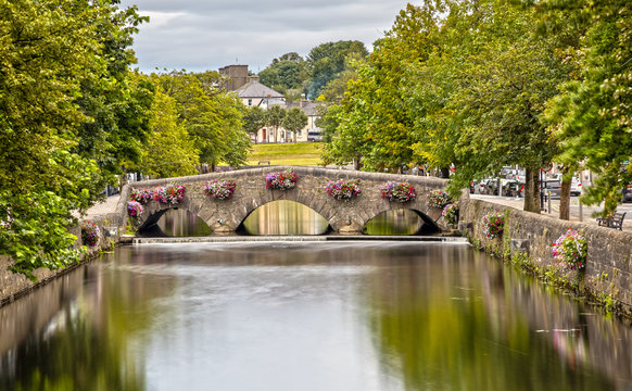Westport Bridge over the Carrowbeg River in Ireland