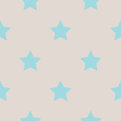 blue seamless star pattern for christmas. Vector background