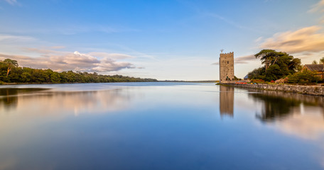 Belvelly Castle in County Cork, Ireland at Sunset
