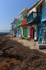Fototapeta na wymiar Klima Plaka Tripiti Milos Cyclades Grèce 