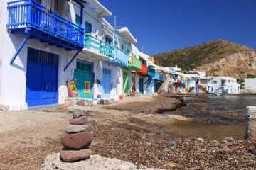 Fototapeta na wymiar Klima Milos Cyclades Grèce
