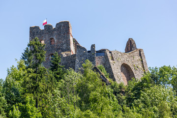Obraz premium Castle in Czorsztyn, Poland
