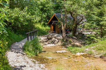 Entrance to Homole gorge, Poland